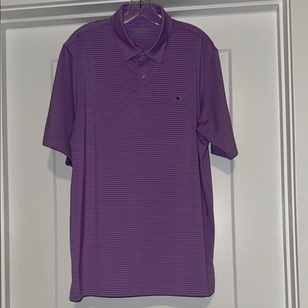 Vineyard Vines Purple Striped Men's Shirt